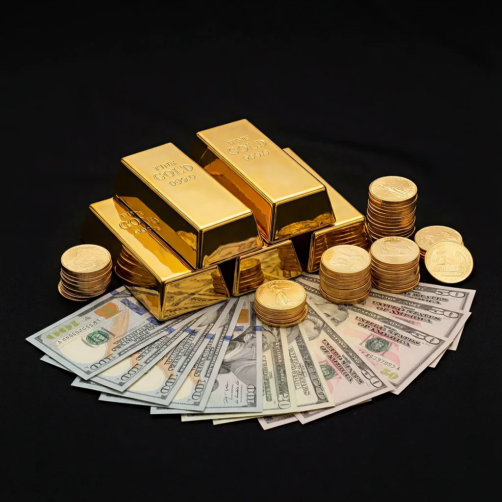Gold bullion and bars — any weight, any mint